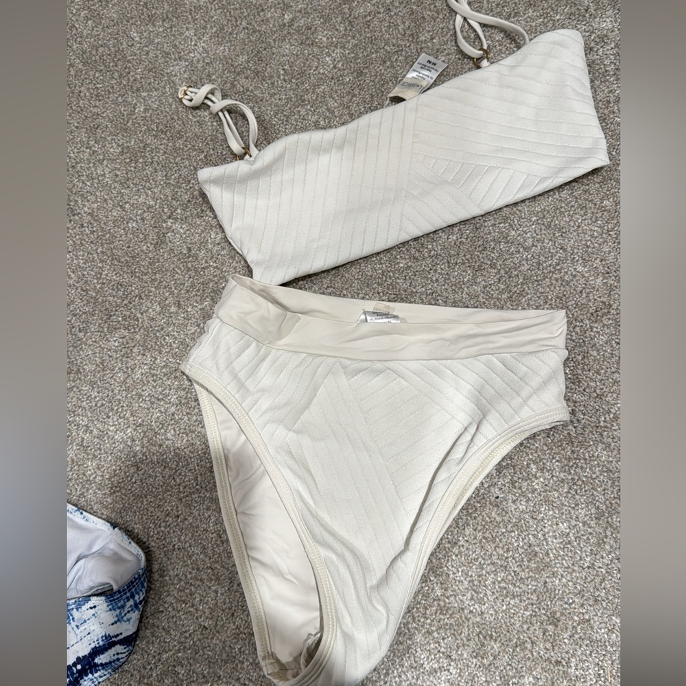 L*Soace white bikini